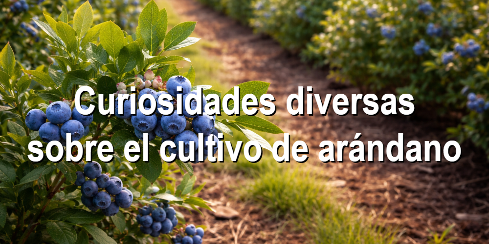 Curiosidades diversas sobre el cultivo de arándano