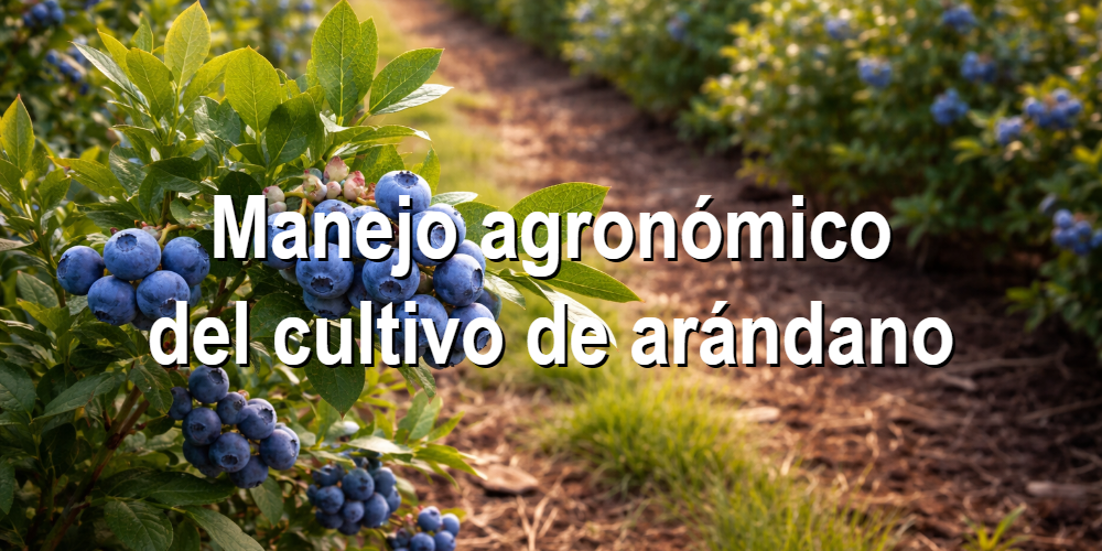 Manejo agronómico del cultivo de arándano